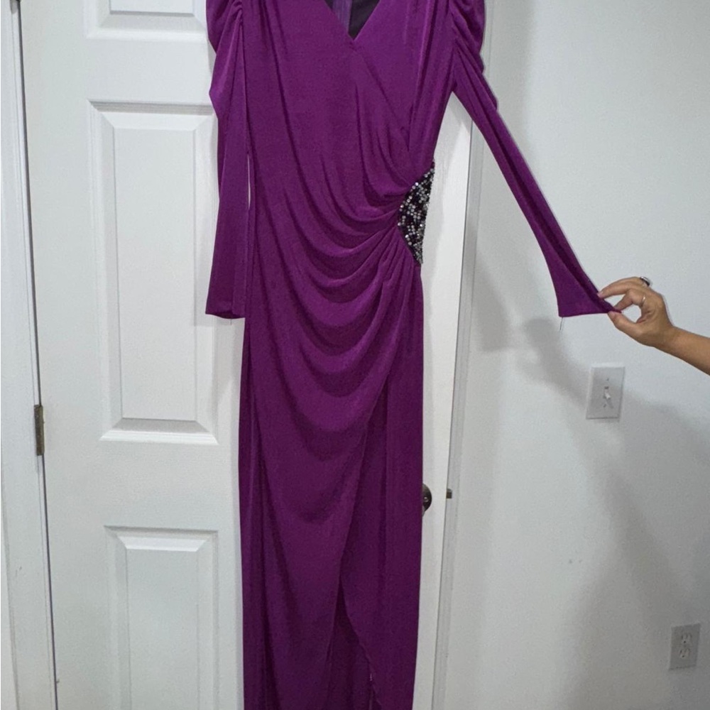 Elegant Purple Women's Dress